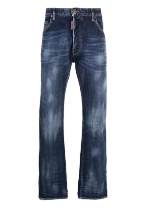 DSQUARED2 low-rise straight-leg jeans - Blue