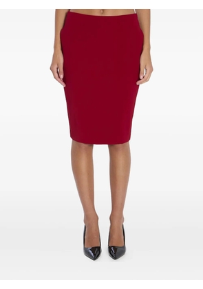 Saint Laurent straight-hem pencil skirt - Red
