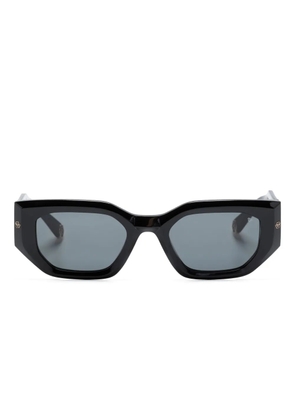 Philipp Plein Eyewear logo-engraved square-frame sunglasses - Black