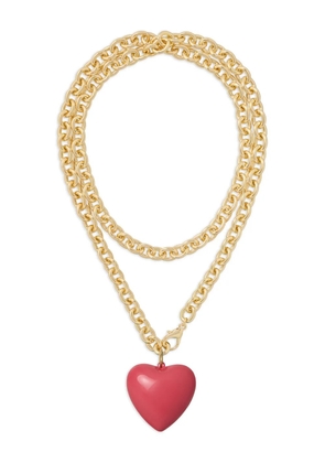 Roxanne Assoulin Big Puffy Heart Charm necklace - Gold