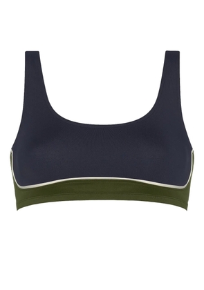 ERES Finale scoop-neck bikini top - Blue