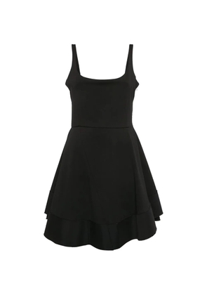 Esteban Cortazar square-neck mini dress - Black