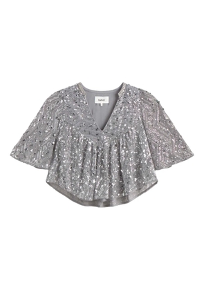 Ba&Sh Cara sequin-embellished top - Grey