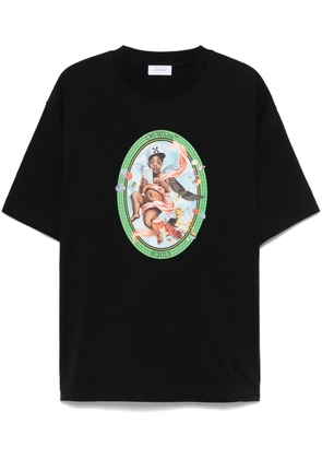Off-White Fresco Oval T-shirt - Black