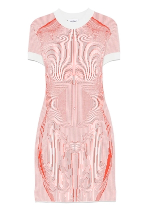 Jean Paul Gaultier The Morphing Pinstripes dress - Green