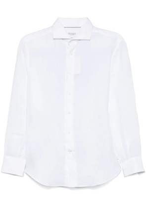 Brunello Cucinelli linen shirt - White