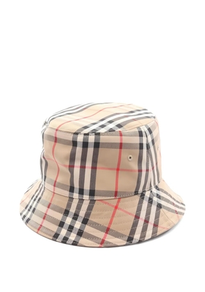 Burberry Pre-Owned Vintage Check bucket hat - Neutrals