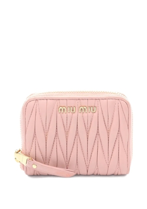 Miu Miu Pre-Owned 2000s logo-detail wallet - Pink