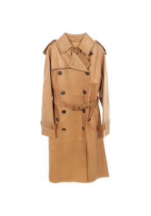 Prada Pre-Owned 2020s double-breasted trench coat - Neutrals