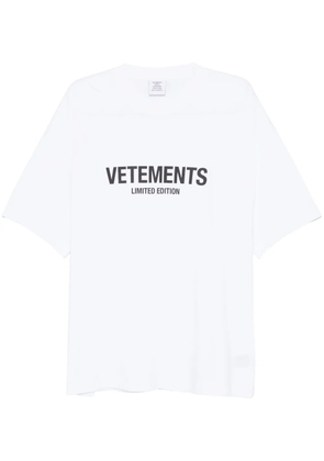 VETEMENTS Limited Edition T-shirt - White