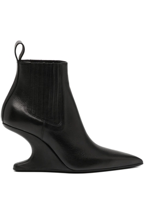 Rick Owens 80mm Sharp ankle boots - Black