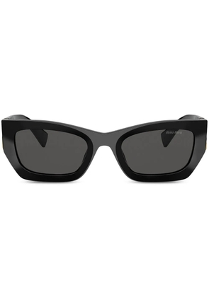 Miu Miu Eyewear rectangle frame sunglasses - Black