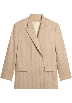 Golden Goose pinstriped blazer - Brown
