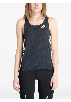 adidas logo-print tank top - Black