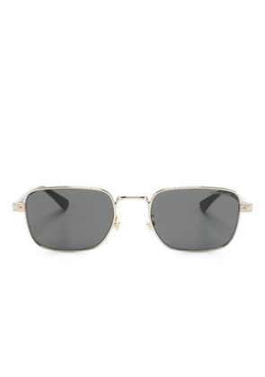 Montblanc 0339 rectangle-frame sunglasses - Green