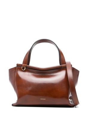 Wandler Ida leather tote bag - Brown