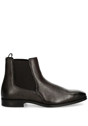 BOSS leather chelsea boots - Brown