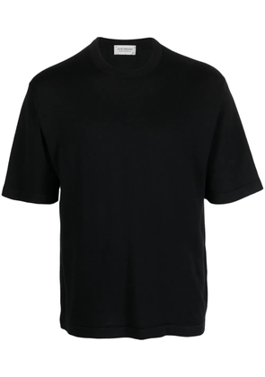 John Smedley short-sleeve cotton T-shirt - Black