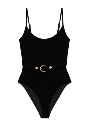ZIMMERMANN Rhiannon velvet swimsuit - Black