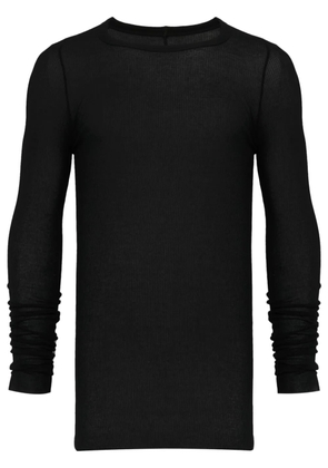 Rick Owens ribbed T-shirt - Black