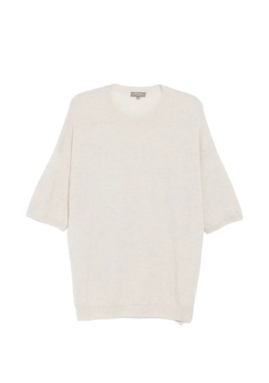N.Peal short-sleeves knit top - Neutrals