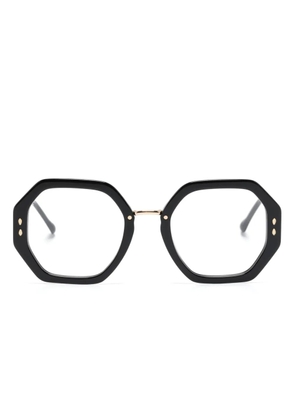Isabel Marant Eyewear geometric-frame glasses - Black