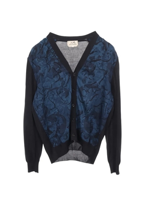 Hermès Pre-Owned 2010s V-neck cardigan - Black