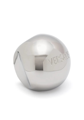 Versace Sphere logo-engraved ring - Silver