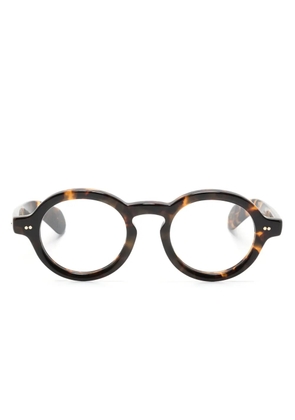 Moscot Foygel round-frame glasses - Brown