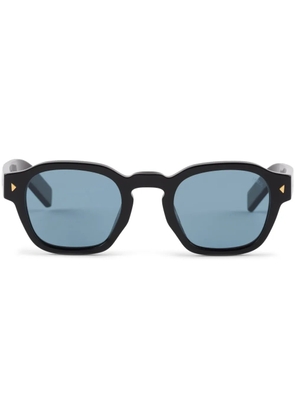 Prada Eyewear logo-plaque square-frame sunglasses - Black