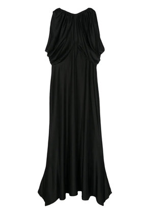 Rabanne draped maxi dress - Black
