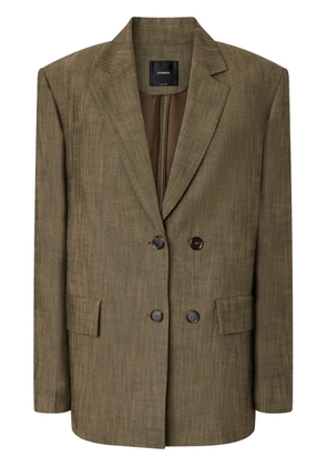 PINKO decorative buttons blazer - Brown