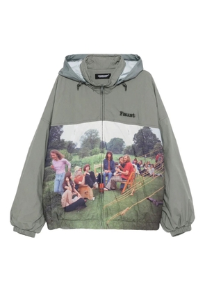 Undercover graphic-print jacket - Grey