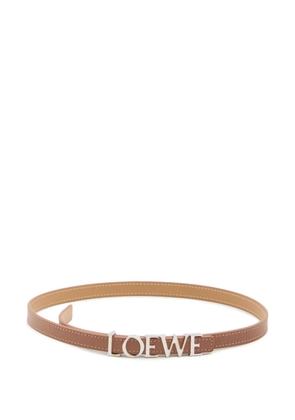 LOEWE logo-lettering belt - Brown