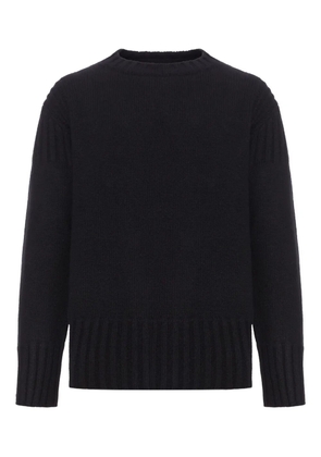 Jil Sander ribbed-cuff cashmere sweater - Black