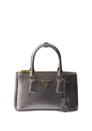 Prada mini Galleria leather tote bag - Grey