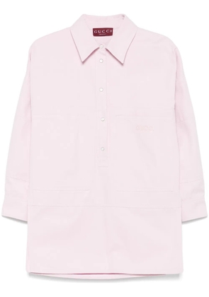 Gucci canvas overshirt - Pink