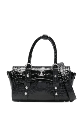 Vivienne Westwood Bettina orb-plaque embossed satchel - Black
