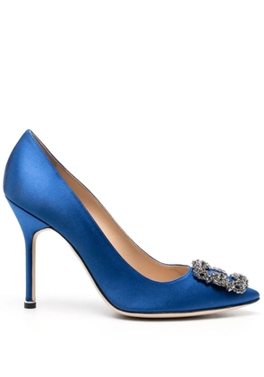 Manolo Blahnik Hangisi 105mm pumps - Blue
