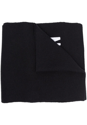 DSQUARED2 logo-print scarf - Black