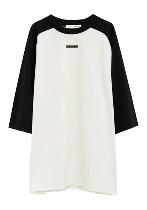 FEAR OF GOD ESSENTIALS Baseball contrast-sleeve T-shirt - Neutrals