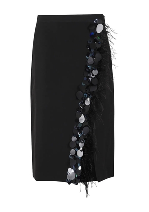 Essentiel Antwerp sequin-embellishment midi skirt - Black