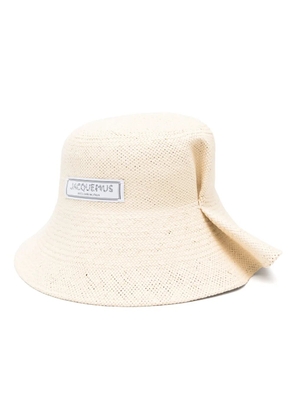 Jacquemus La Chapeau Vela sun hat - Neutrals