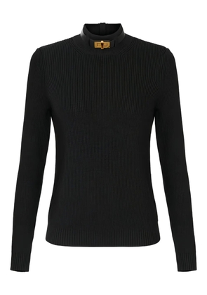 Elisabetta Franchi wool blend sweater - Black