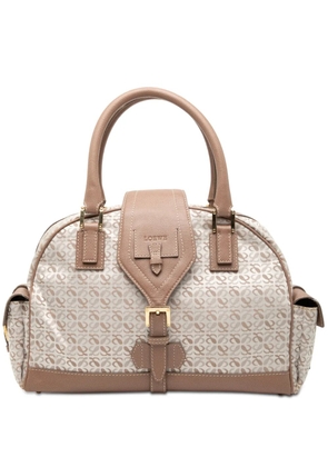 Loewe Pre-Owned 2010-2025 Anagram Canvas handbag - Brown