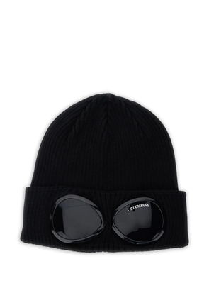 C.P. Company goggle-detail beanie hat - Black