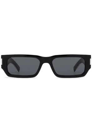 Saint Laurent Eyewear Naked Wire rectangle-frame sunglasses - Black
