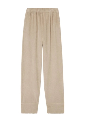 American Vintage Padow elasticated corduroy trousers - Neutrals