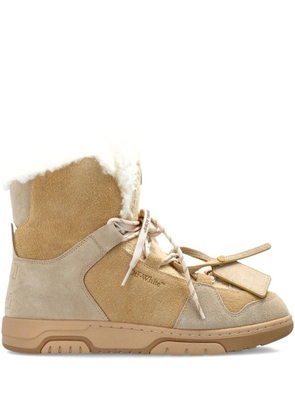 Off-White hi-tops lace-up sneakers - Neutrals
