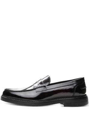 Poche Paris leather penny loafers - Red